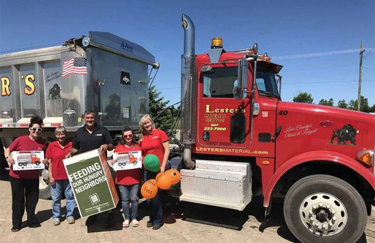 Helping with Hunger Event at 2018 Lake County Fair
